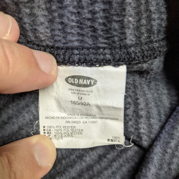 Old Navy Medium fleecy pullover jacket / sweatshirt - Picture 4 of 5